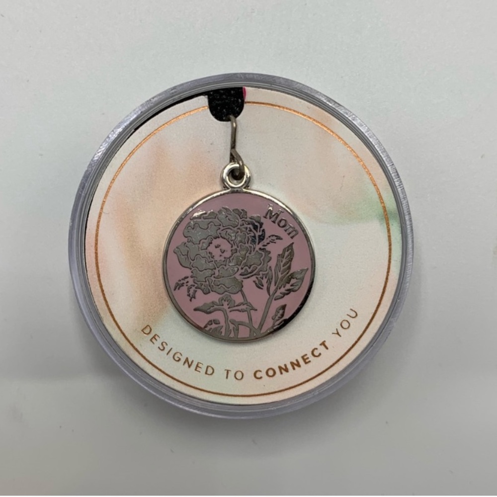 Alex and Ani Mom Floral Charm Chain Station
